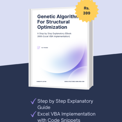 Genetic Algorithm for Structural Optimization (With Excel Workbook)